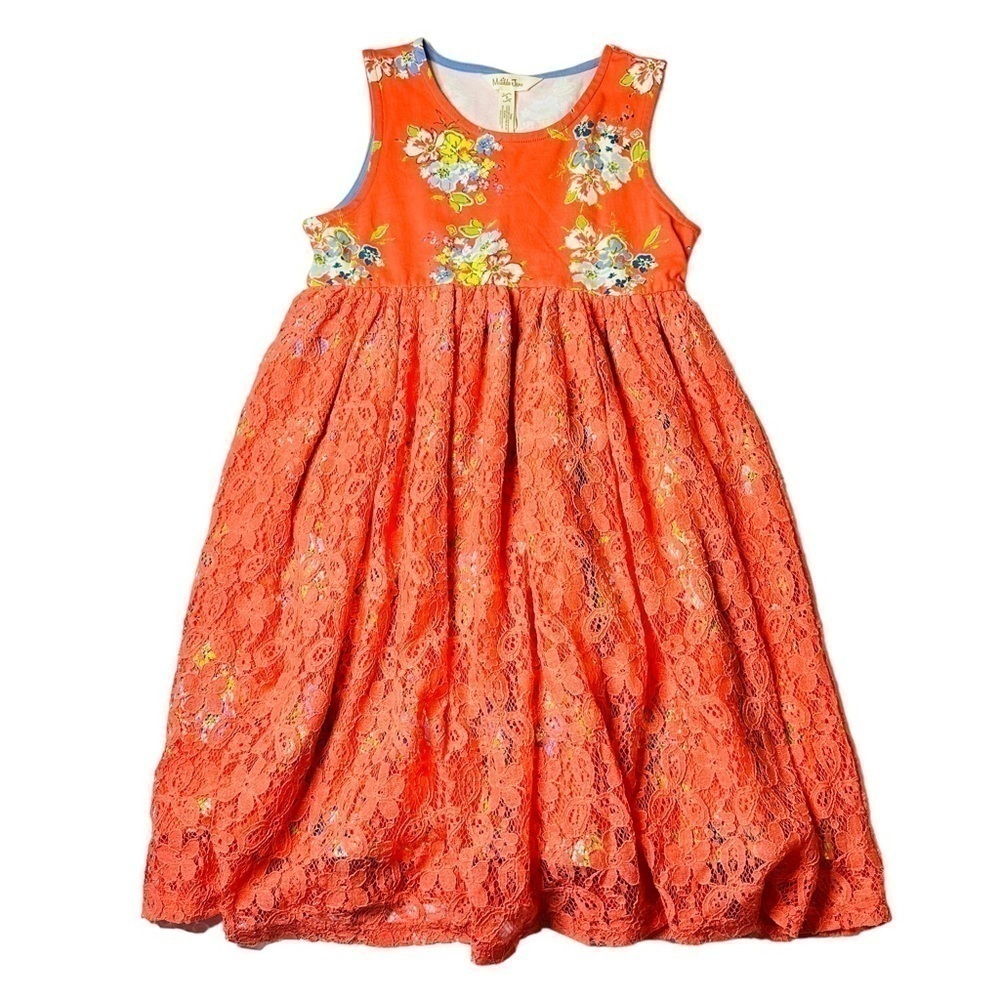 Matilda Jane Bouquets‎ For Layla Girls Sleeveless Floral Dress Size 8